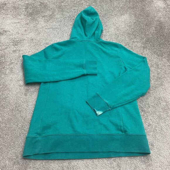 The North Face Pullover Hoodie Sweatshirt Womens Large Green Graphic Casual - Picture 2 of 15
